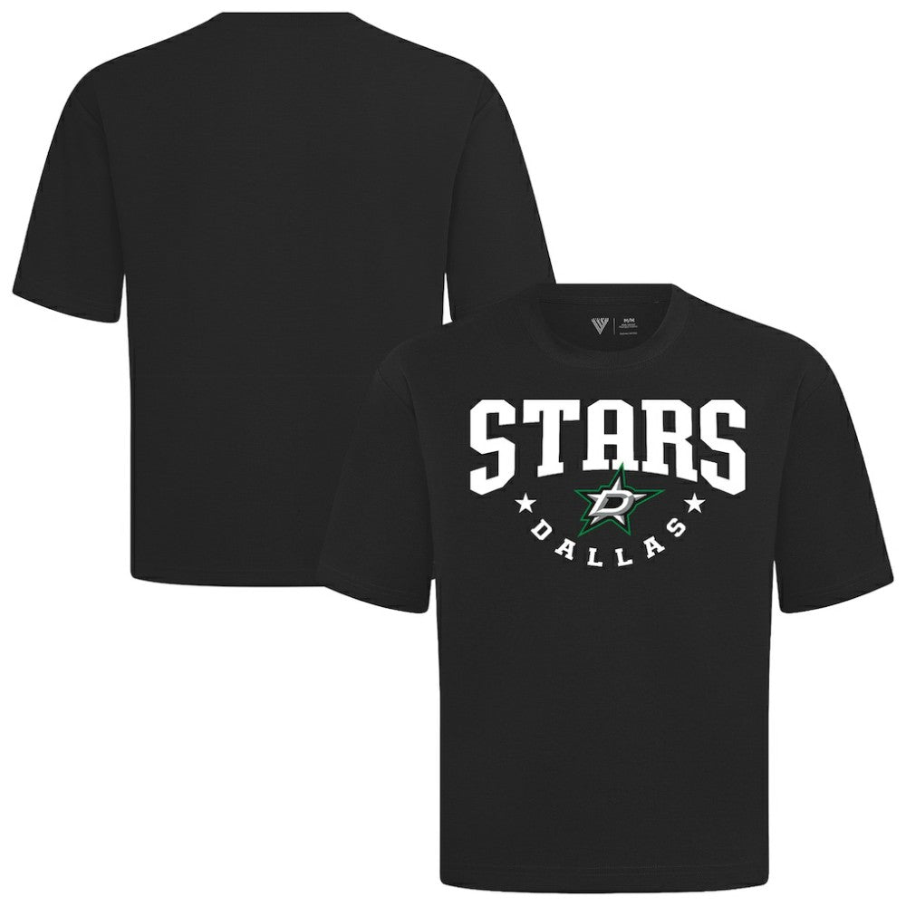 NHL Dallas Stars Levelwear Luxe Signature Knit T-Shirt - Black