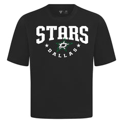 NHL Dallas Stars Levelwear Luxe Signature Knit T-Shirt - Black