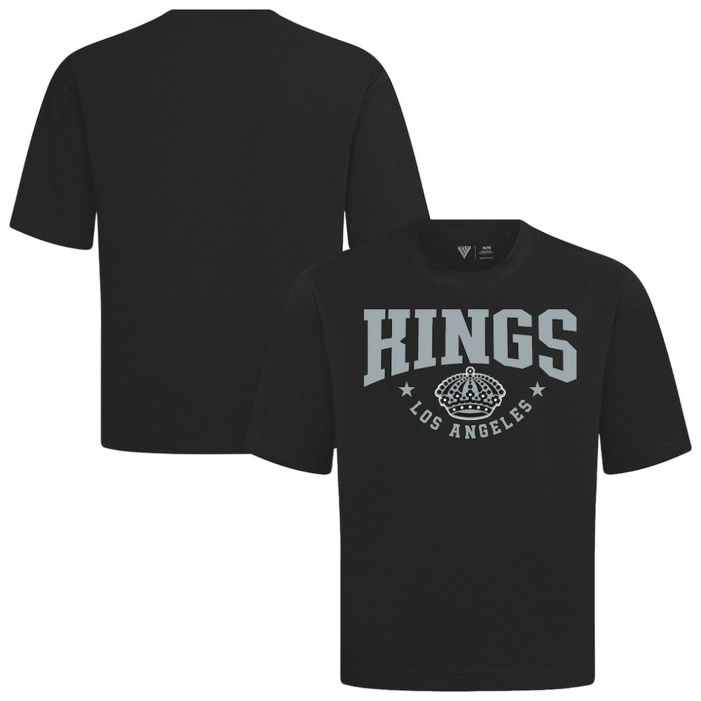 NHL Los Angeles Kings Levelwear Luxe Signature Knit T-Shirt - Black