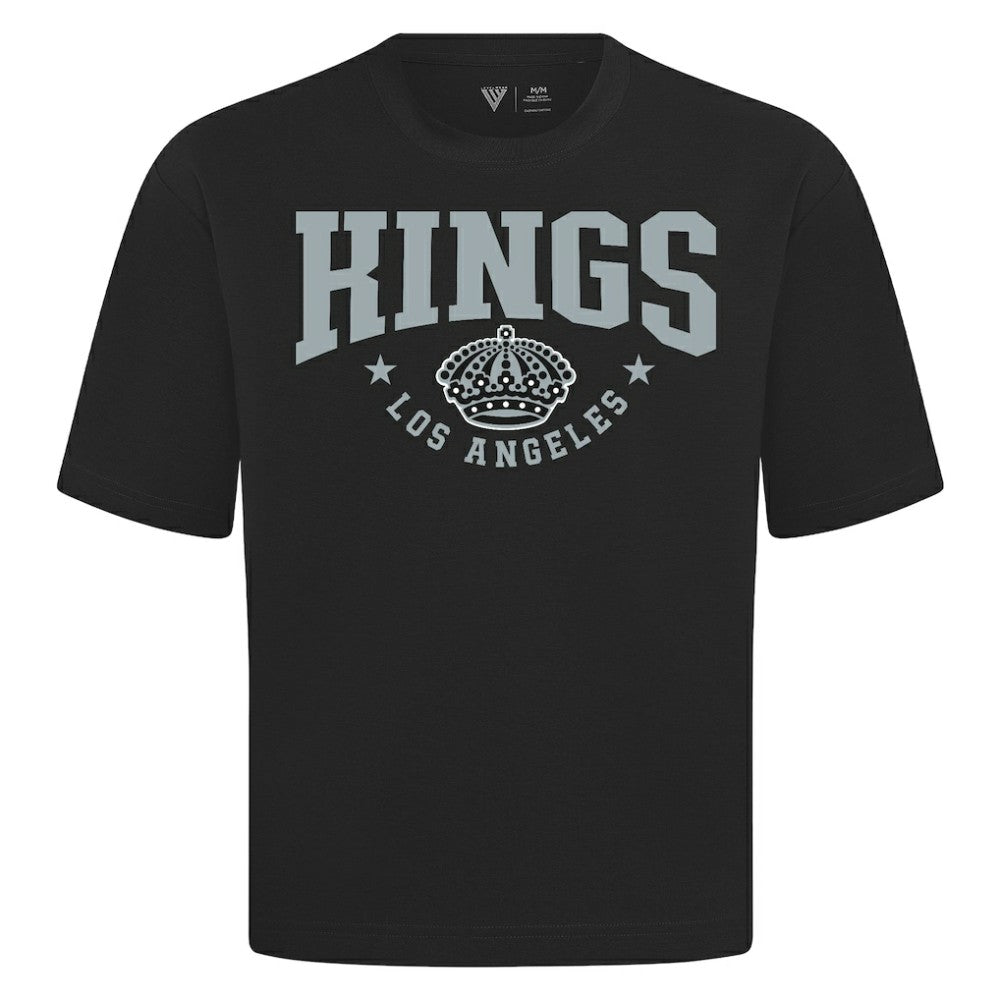 NHL Los Angeles Kings Levelwear Luxe Signature Knit T-Shirt - Black