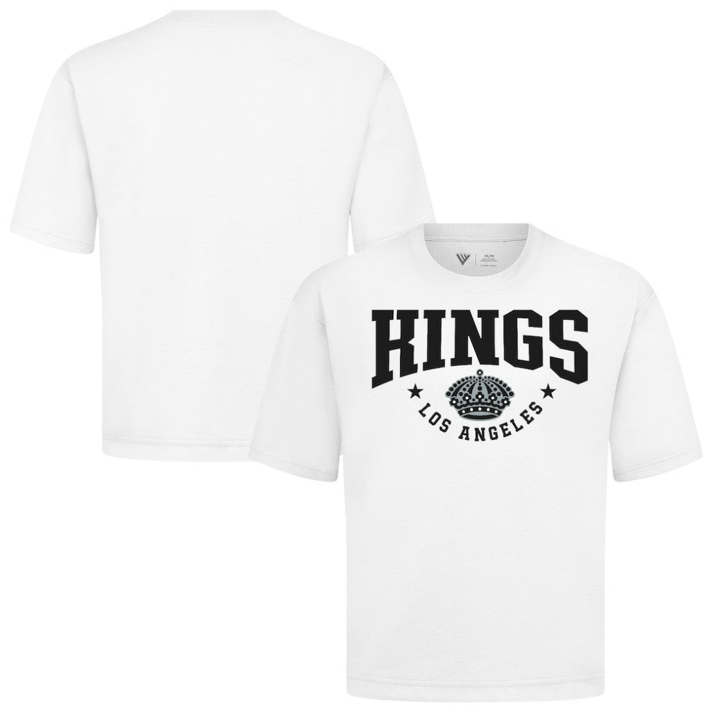 NHL Los Angeles Kings Levelwear Luxe Signature Knit T-Shirt - White