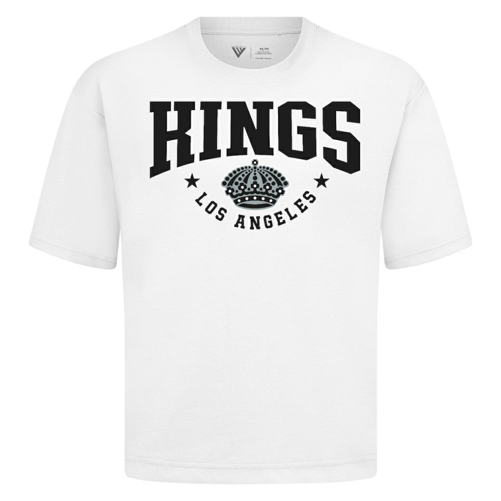 NHL Los Angeles Kings Levelwear Luxe Signature Knit T-Shirt - White
