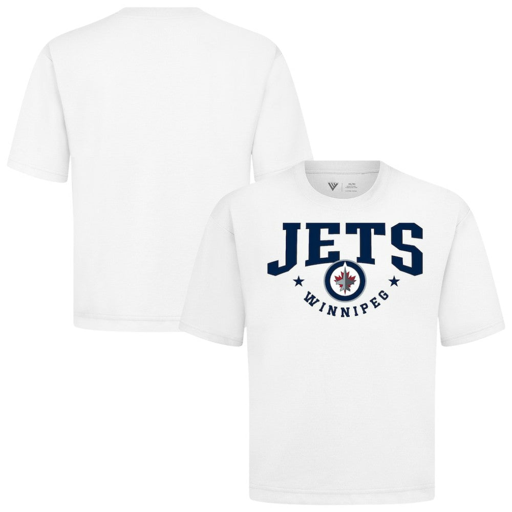 NHL Winnipeg Jets Levelwear Luxe Signature Knit T-Shirt - White