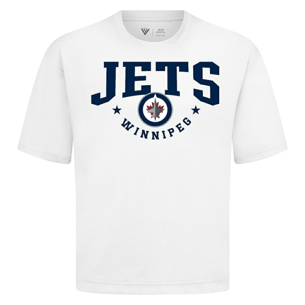NHL Winnipeg Jets Levelwear Luxe Signature Knit T-Shirt - White