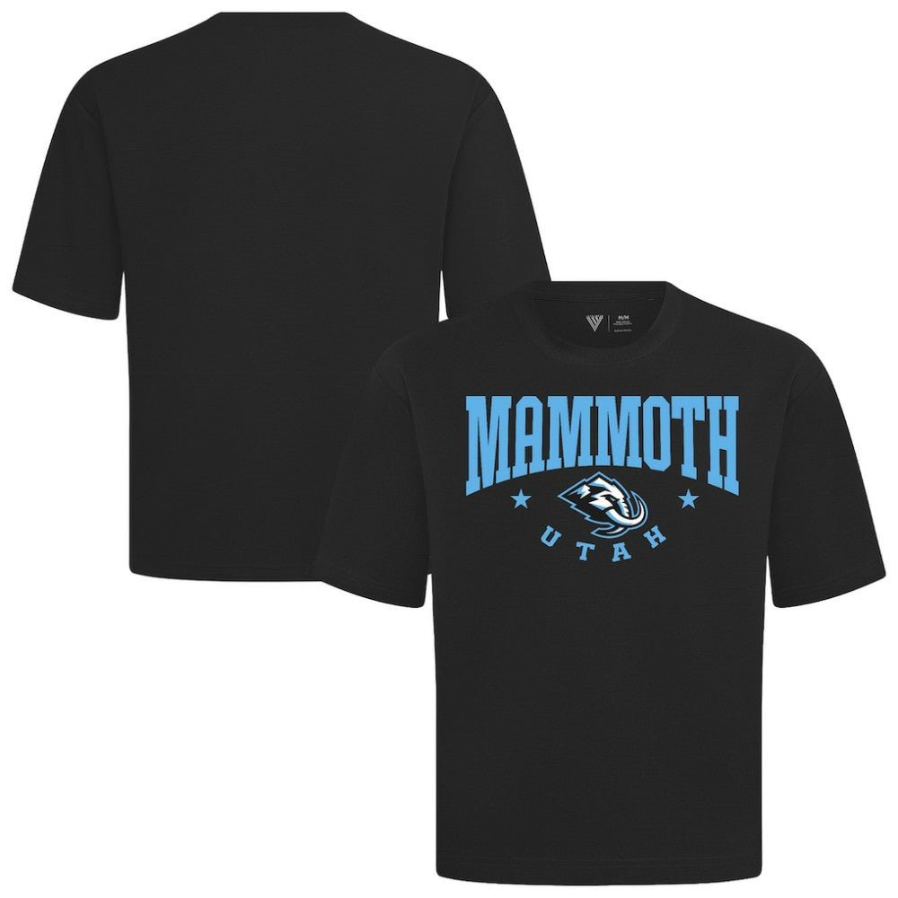 NHL Utah Mammoth Levelwear Luxe Signature Knit T-Shirt - Black