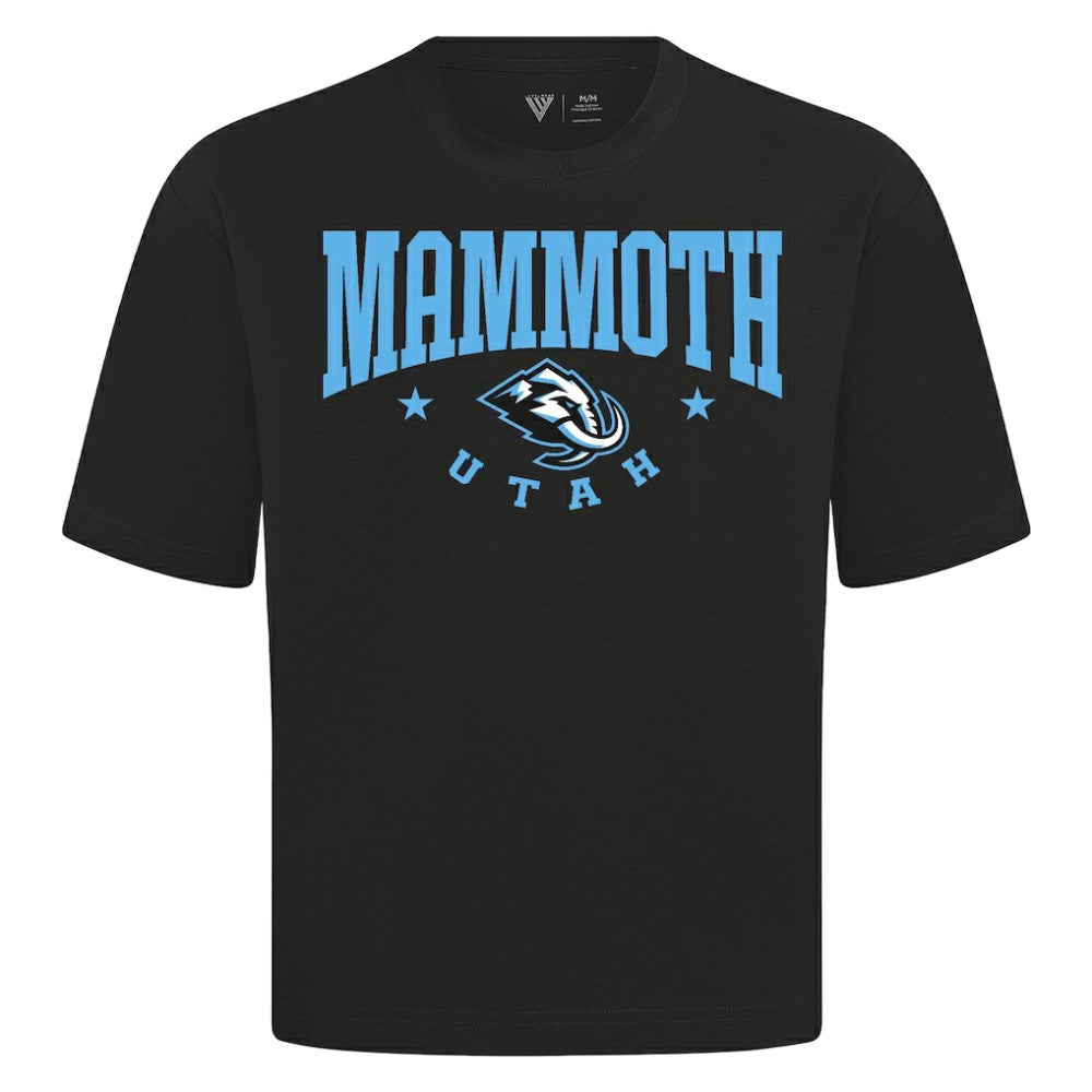 NHL Utah Mammoth Levelwear Luxe Signature Knit T-Shirt - Black