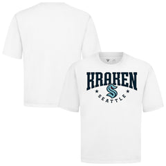 NHL Seattle Kraken Levelwear Luxe Signature Knit T-Shirt - White
