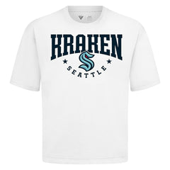 NHL Seattle Kraken Levelwear Luxe Signature Knit T-Shirt - White