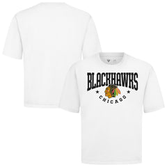 NHL Chicago Blackhawks Levelwear Luxe Signature Knit T-Shirt - White