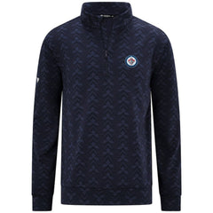 NHL Winnipeg Jets Levelwear Chameleon Quarter-Zip Sweatshirt - Navy