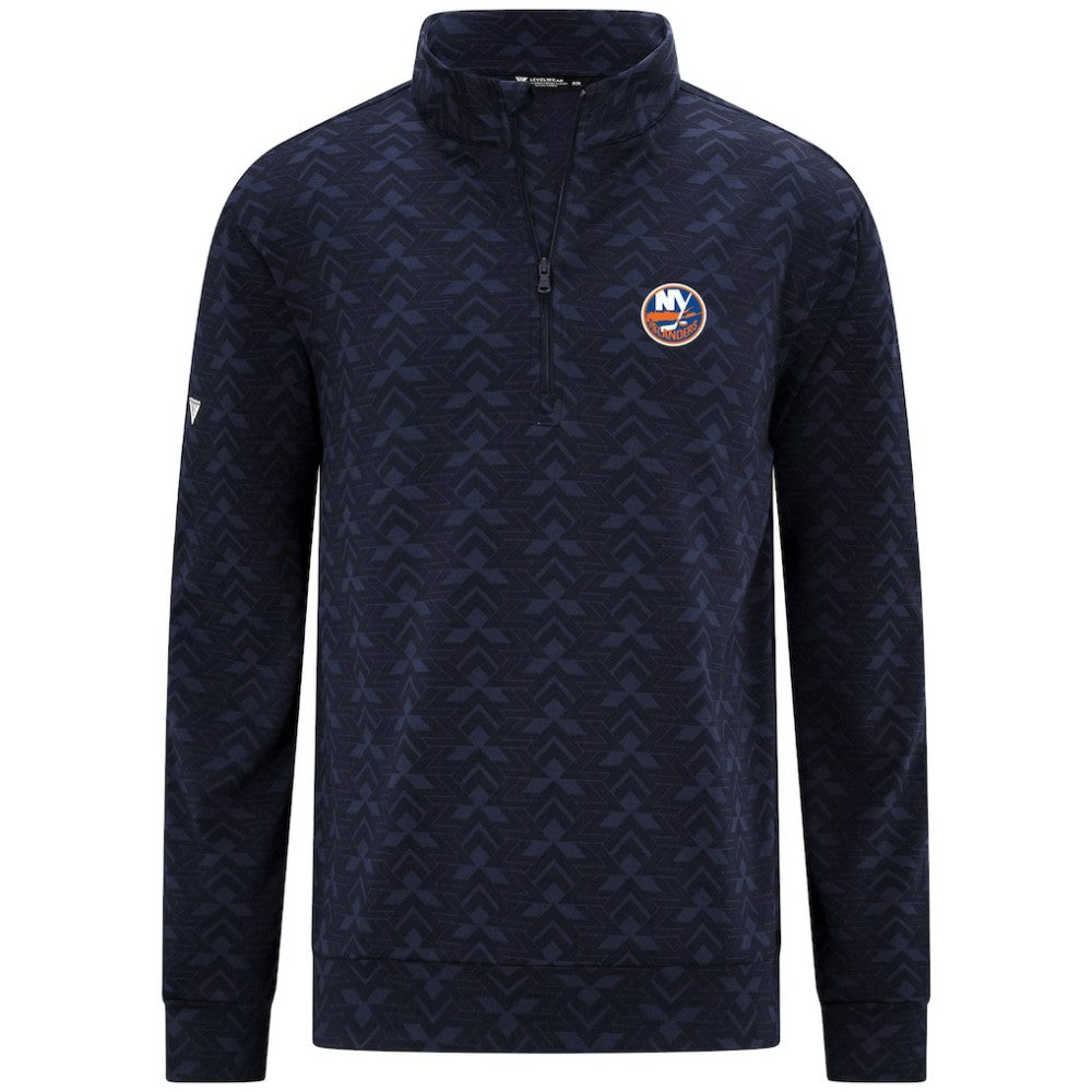 NHL New York Islanders Levelwear Chameleon Quarter-Zip Sweatshirt - Navy