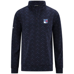 NHL New York Rangers Levelwear Chameleon Quarter-Zip Sweatshirt - Navy