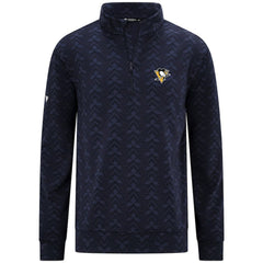 NHL Pittsburgh Penguins Levelwear Chameleon Quarter-Zip Sweatshirt - Navy