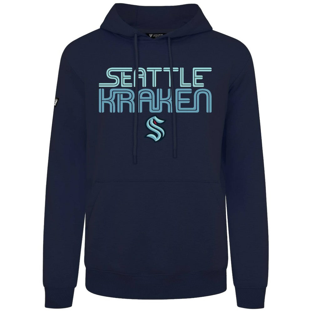 NHL Seattle Kraken Levelwear Podium Lanes Hoodie - Deep Sea Blue