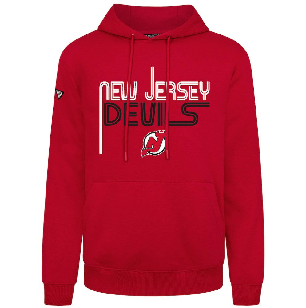 NHL New Jersey Devils Levelwear Podium Lanes Hoodie - Red