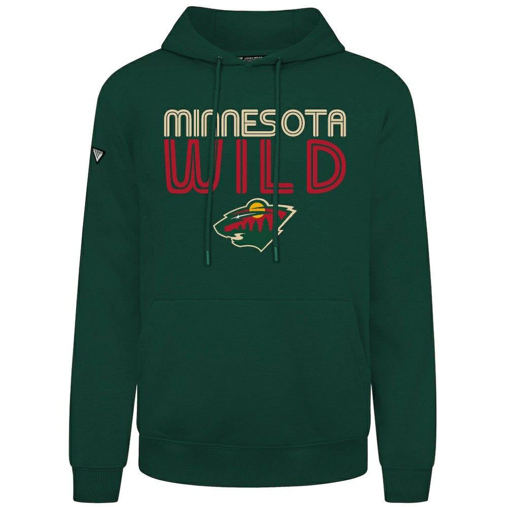 NHL Minnesota Wild Levelwear Podium Lanes Hoodie - Green