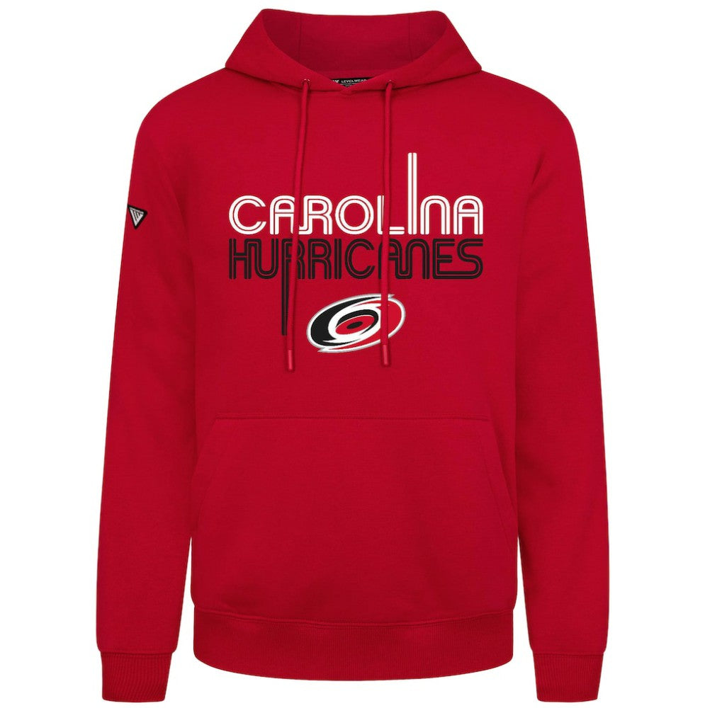 NHL Carolina Hurricanes Levelwear Podium Lanes Hoodie - Red