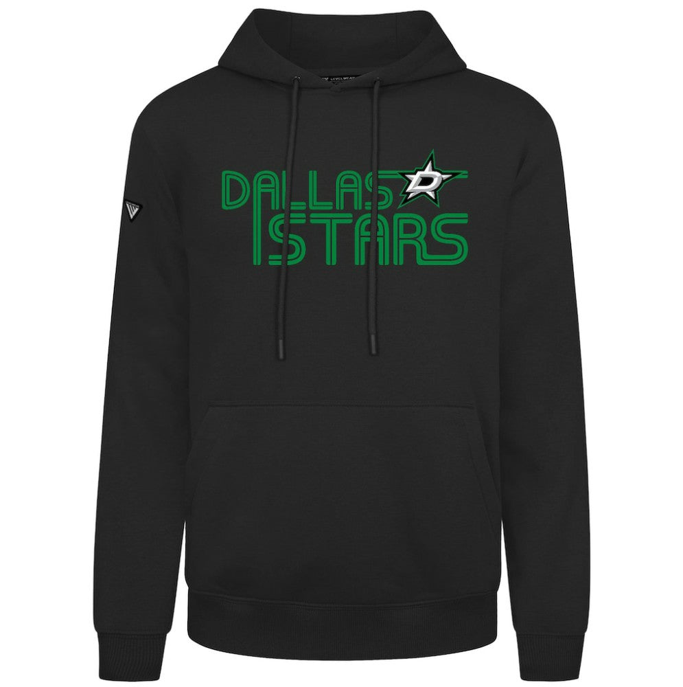 NHL Dallas Stars Levelwear Podium Lanes Hoodie - Black