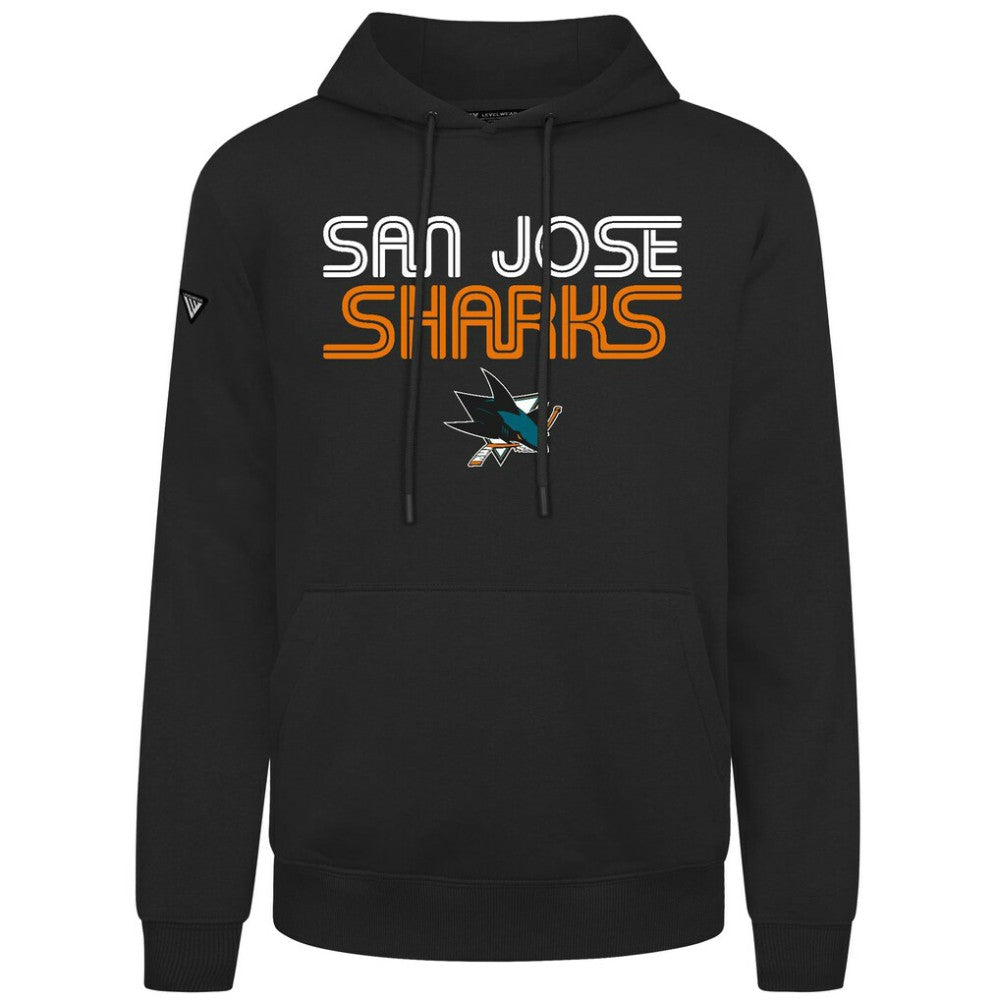 NHL San Jose Sharks Levelwear Podium Lanes Hoodie - Black