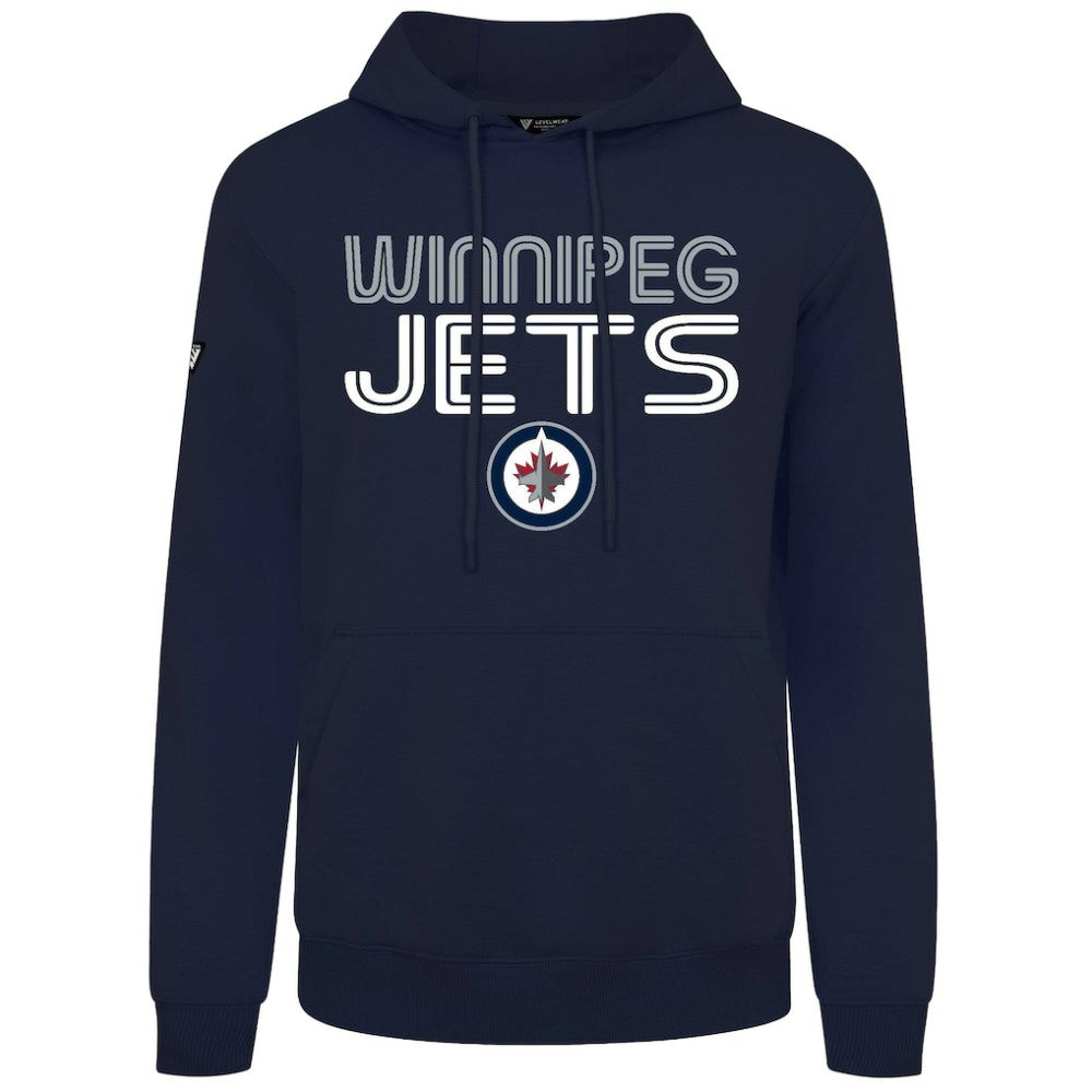 NHL Winnipeg Jets Levelwear Podium Lanes Hoodie - Navy