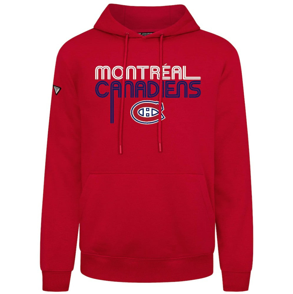 NHL Montreal Canadiens Levelwear Podium Lanes Hoodie - Red