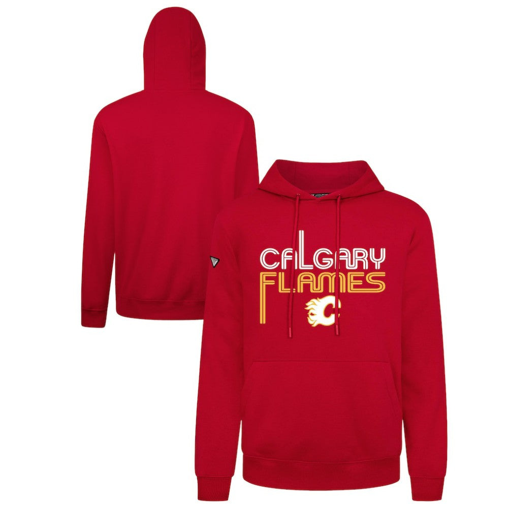 NHL Calgary Flames Levelwear Podium Lanes Hoodie - Red