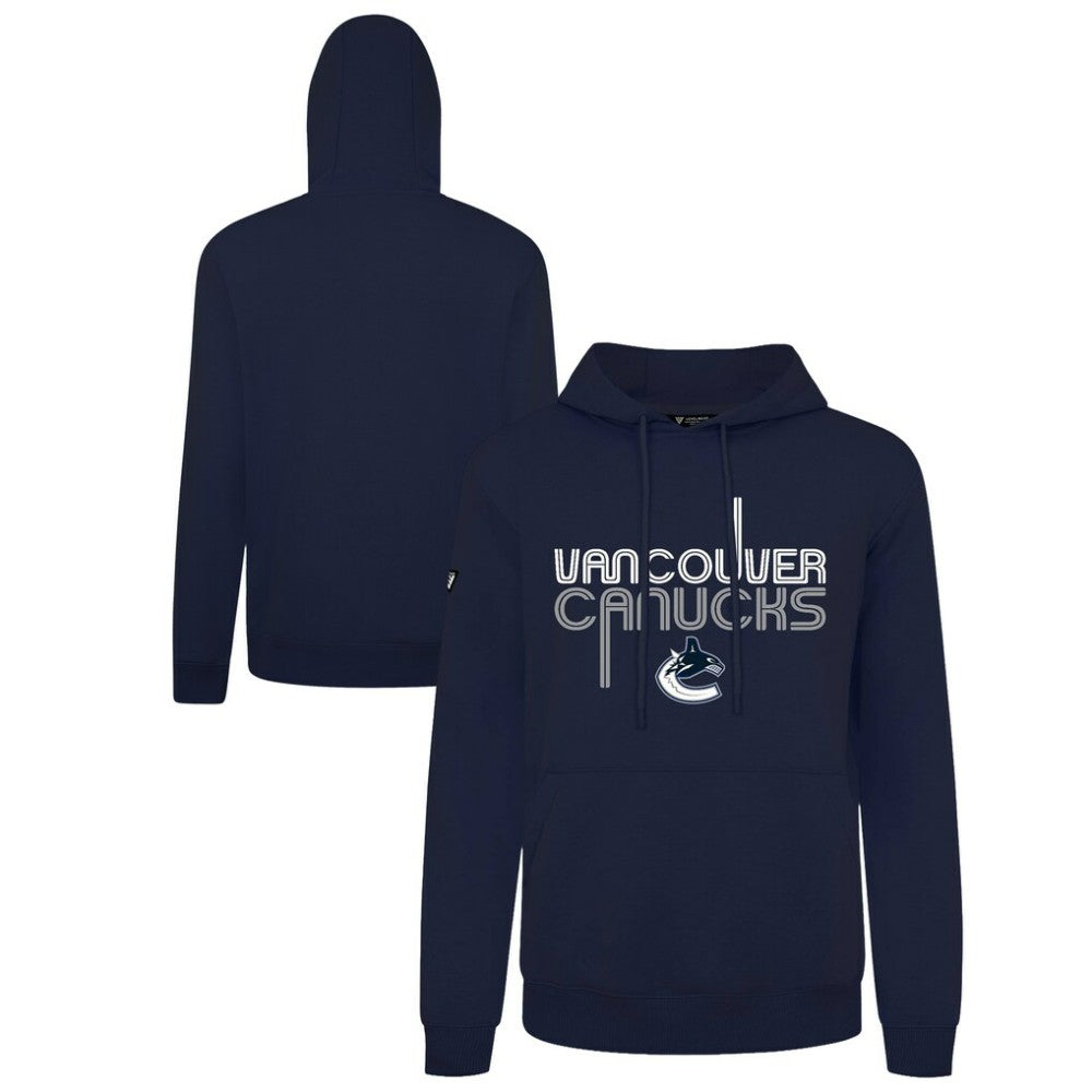 NHL Vancouver Canucks Levelwear Podium Lanes Hoodie - Navy