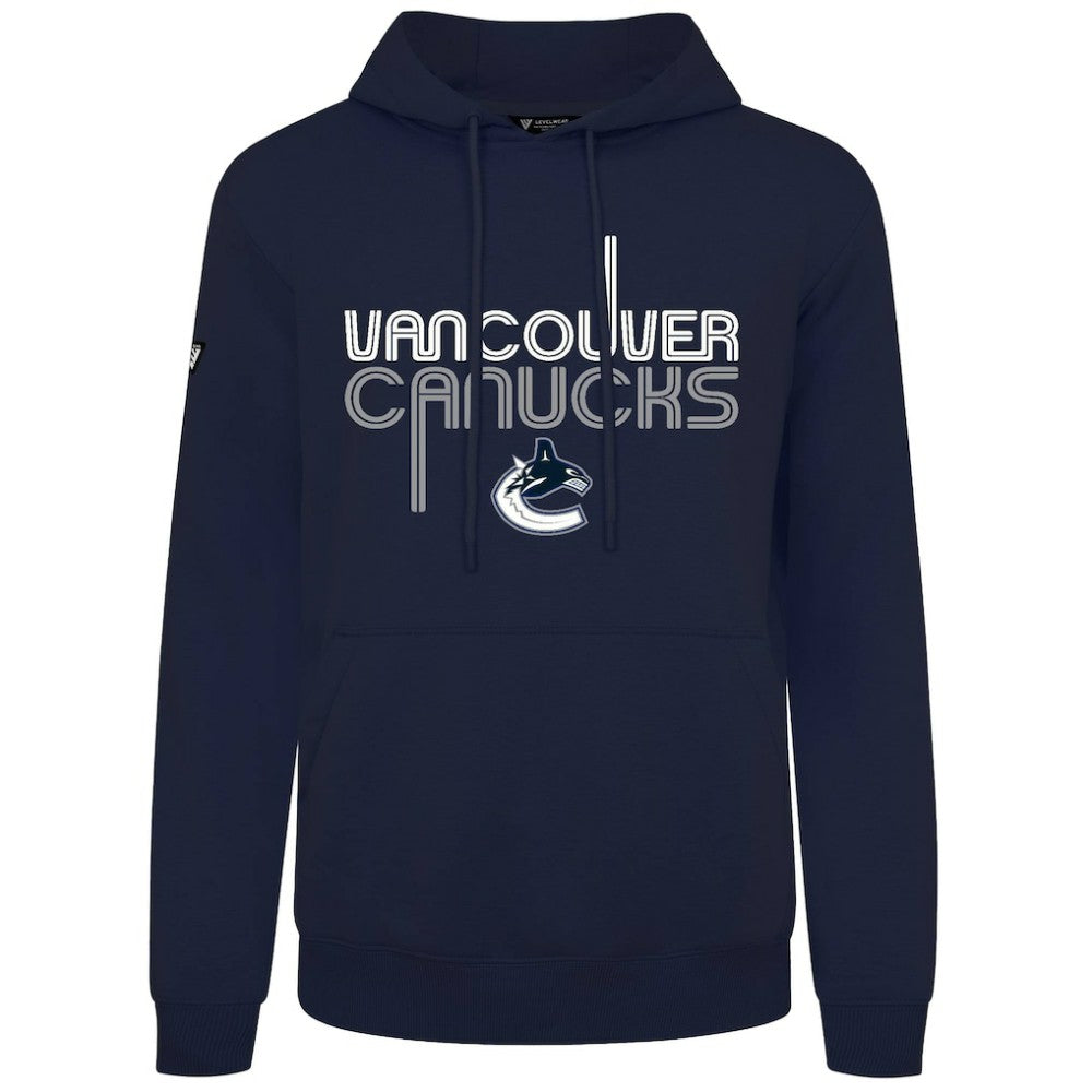 NHL Vancouver Canucks Levelwear Podium Lanes Hoodie - Navy