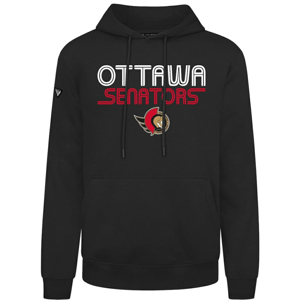 NHL Ottawa Senators Levelwear Podium Lanes Hoodie - Black