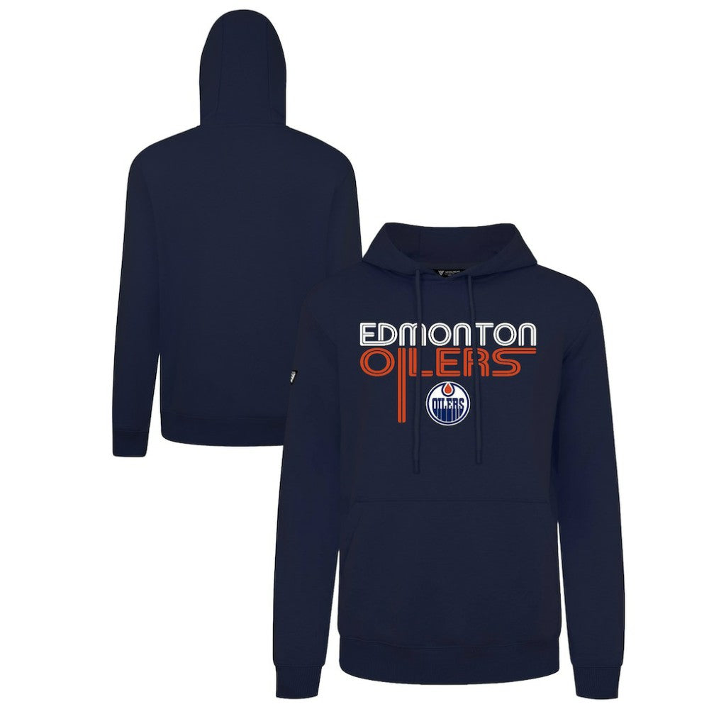 NHL Edmonton Oilers Levelwear Podium Lanes Hoodie - Navy
