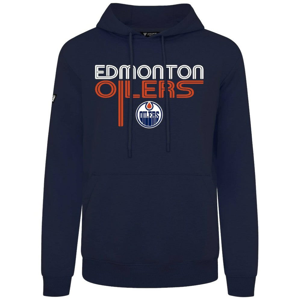 NHL Edmonton Oilers Levelwear Podium Lanes Hoodie - Navy