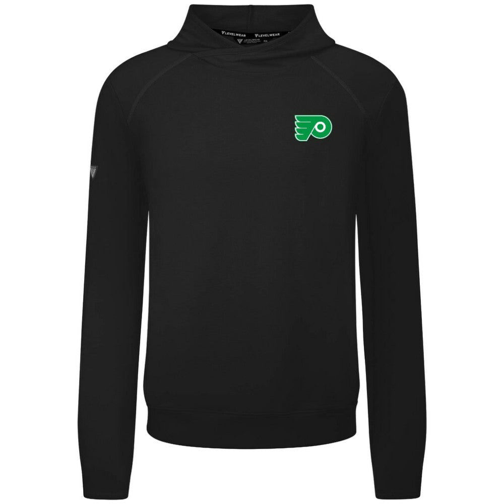 NHL Philadelphia Flyers Levelwear St. Patrick's Day Mandate Tri-Blend Hoodie - Black