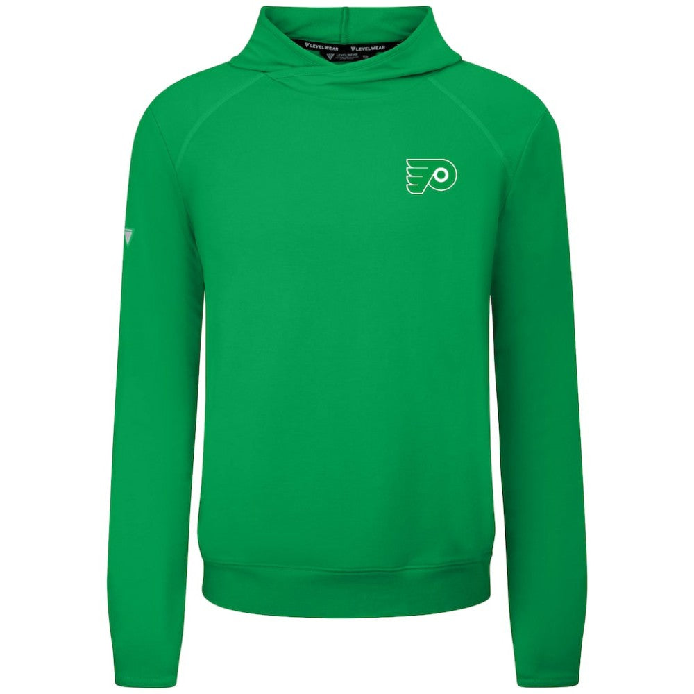 NHL Philadelphia Flyers Levelwear St. Patrick's Day Mandate Tri-Blend Hoodie - Green