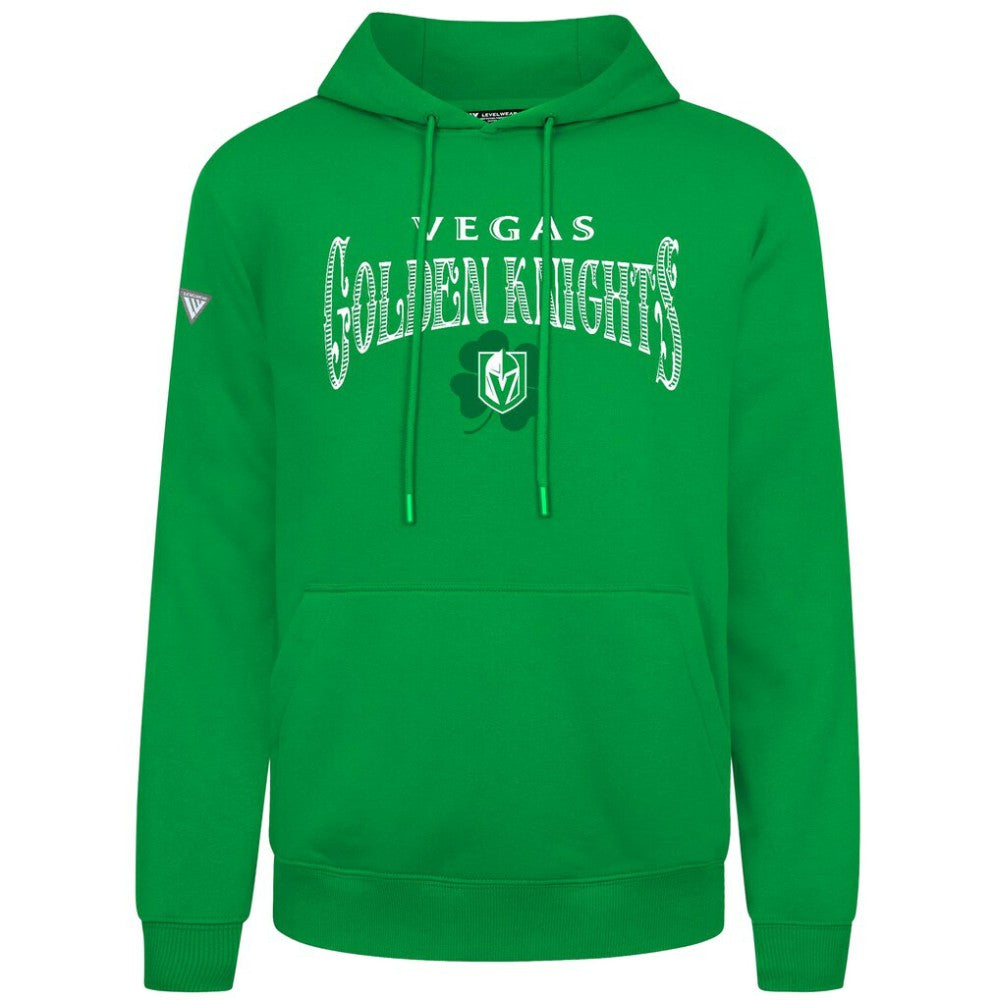 NHL Vegas Golden Knights Levelwear St. Patrick's Day Podium Hoodie - Green