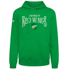 NHL Detroit Red Wings Levelwear St. Patrick's Day Podium Hoodie - Green