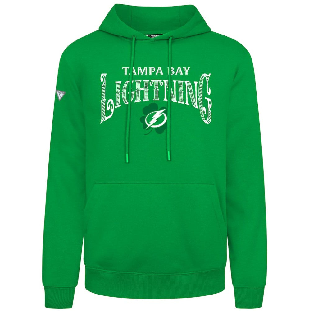 NHL Tampa Bay Lightning Levelwear St. Patrick's Day Podium Hoodie - Green