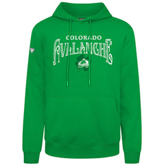 NHL Colorado Avalanche Levelwear St. Patrick's Day Podium Hoodie - Green