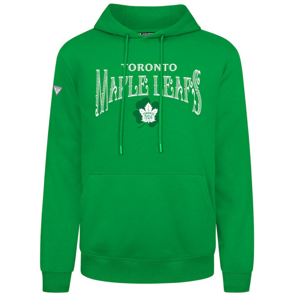 NHL Toronto Maple Leafs Levelwear St. Patrick's Day Podium Hoodie - Green
