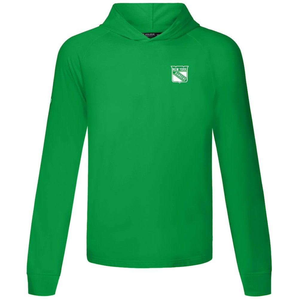 NHL New York Rangers Levelwear St. Patrick's Day Dimension Hoodie - Green