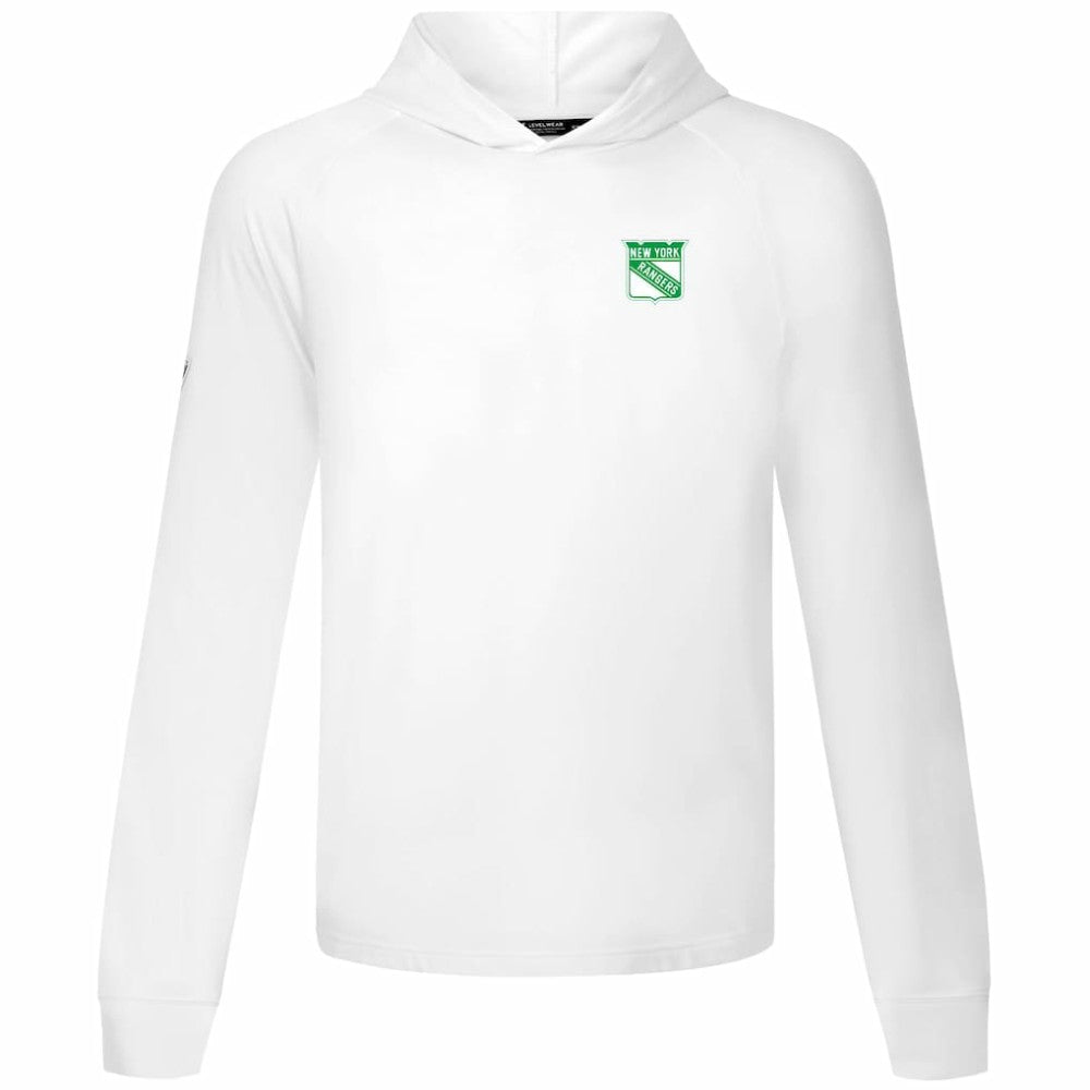 NHL New York Rangers Levelwear St. Patrick's Day Dimension Hoodie - White