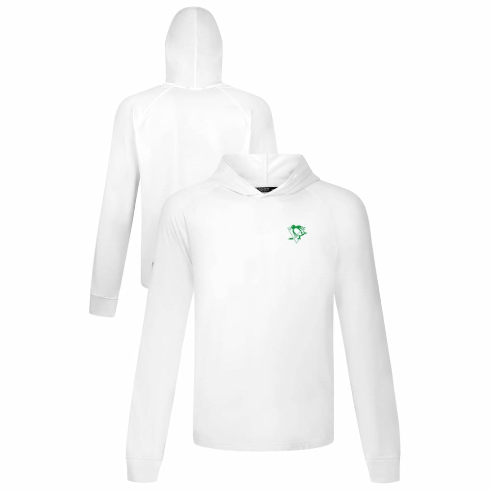 NHL Pittsburgh Penguins Levelwear St. Patrick's Day Dimension Hoodie - White