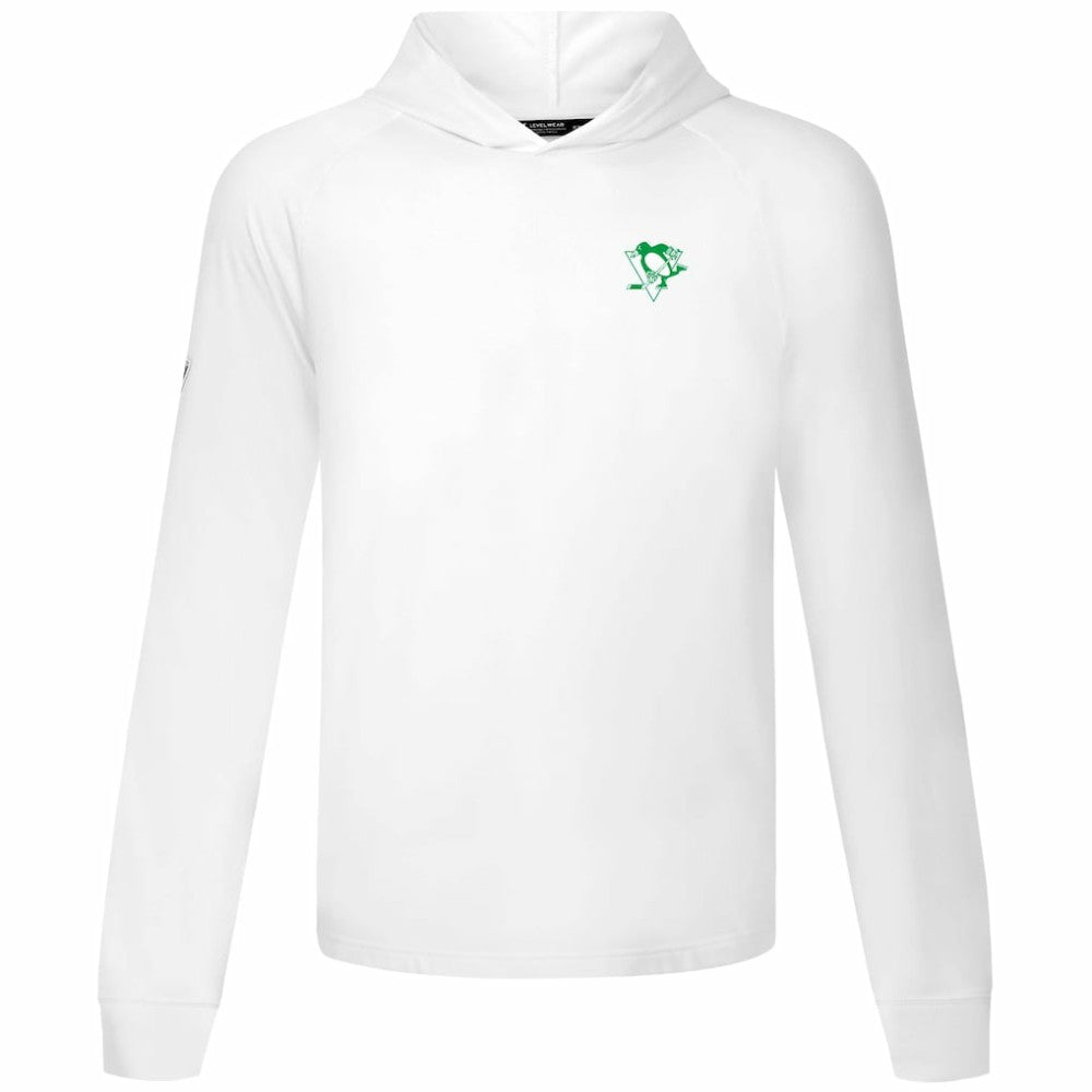 NHL Pittsburgh Penguins Levelwear St. Patrick's Day Dimension Hoodie - White