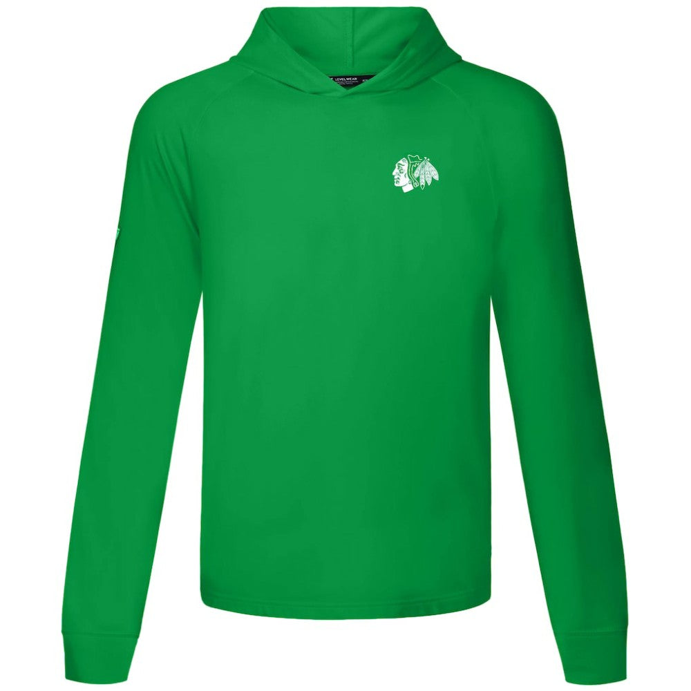 NHL Chicago Blackhawks Levelwear St. Patrick's Day Dimension Hoodie - Green