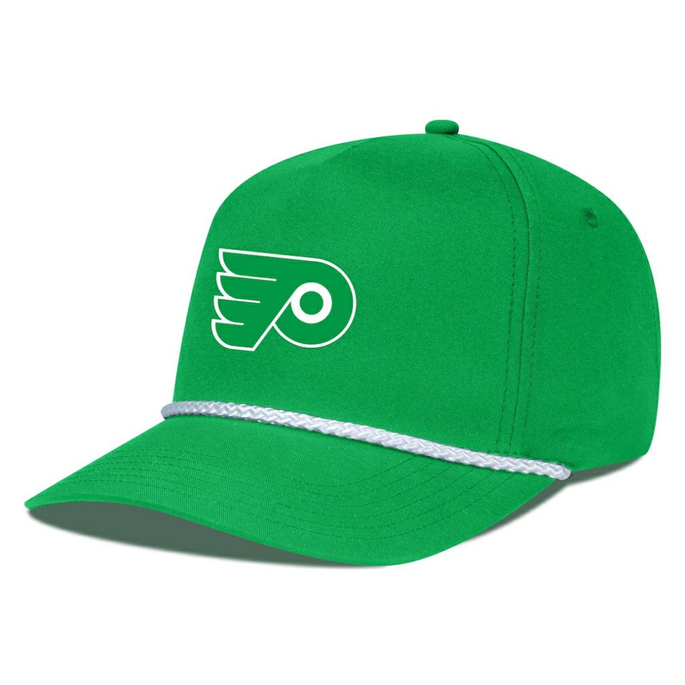 NHL Philadelphia Flyers Levelwear St. Patrick's Day Gambit Rope Adjustable Hat - Kelly Green