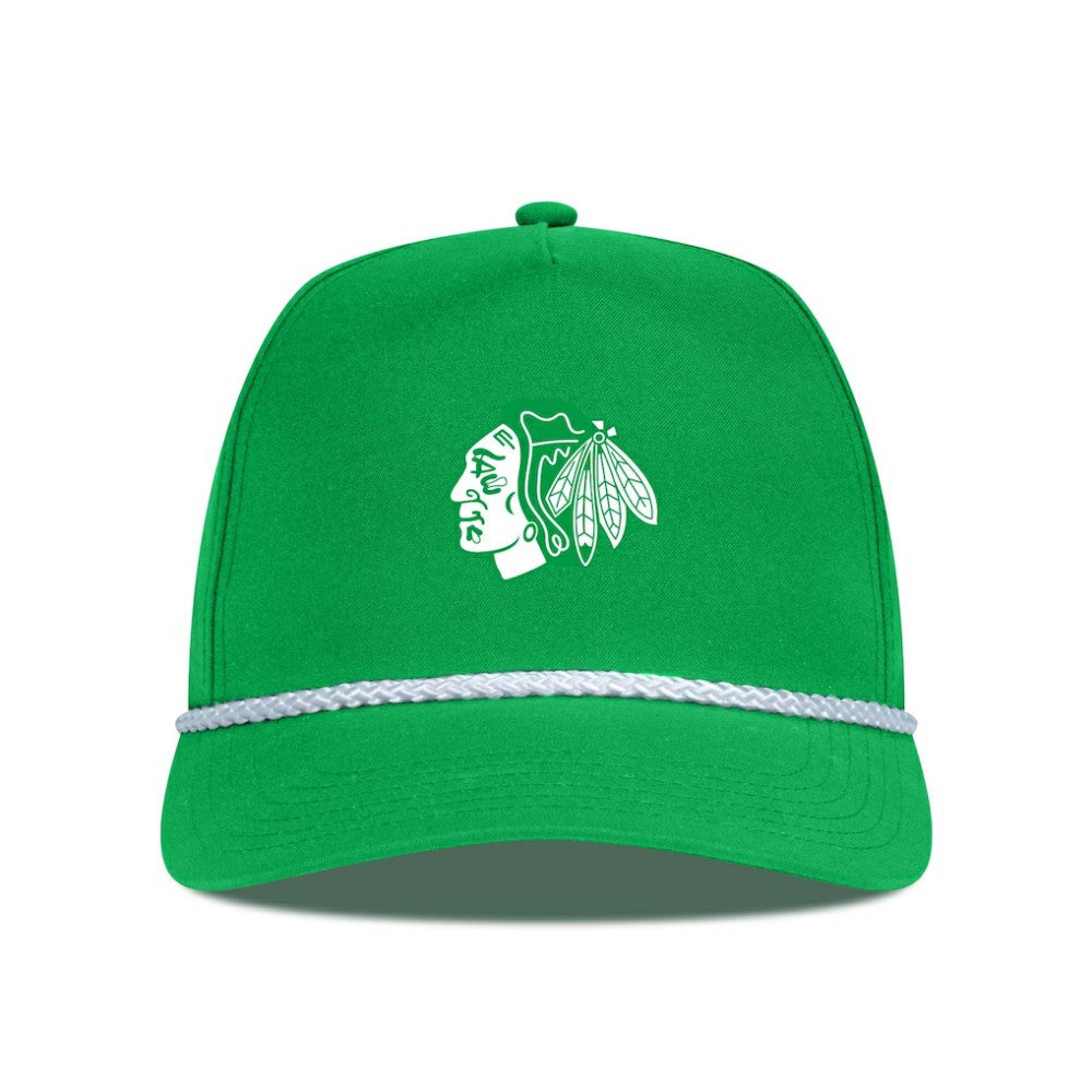 NHL Chicago Blackhawks Levelwear St. Patrick's Day Gambit Rope Adjustable Hat - Kelly Green