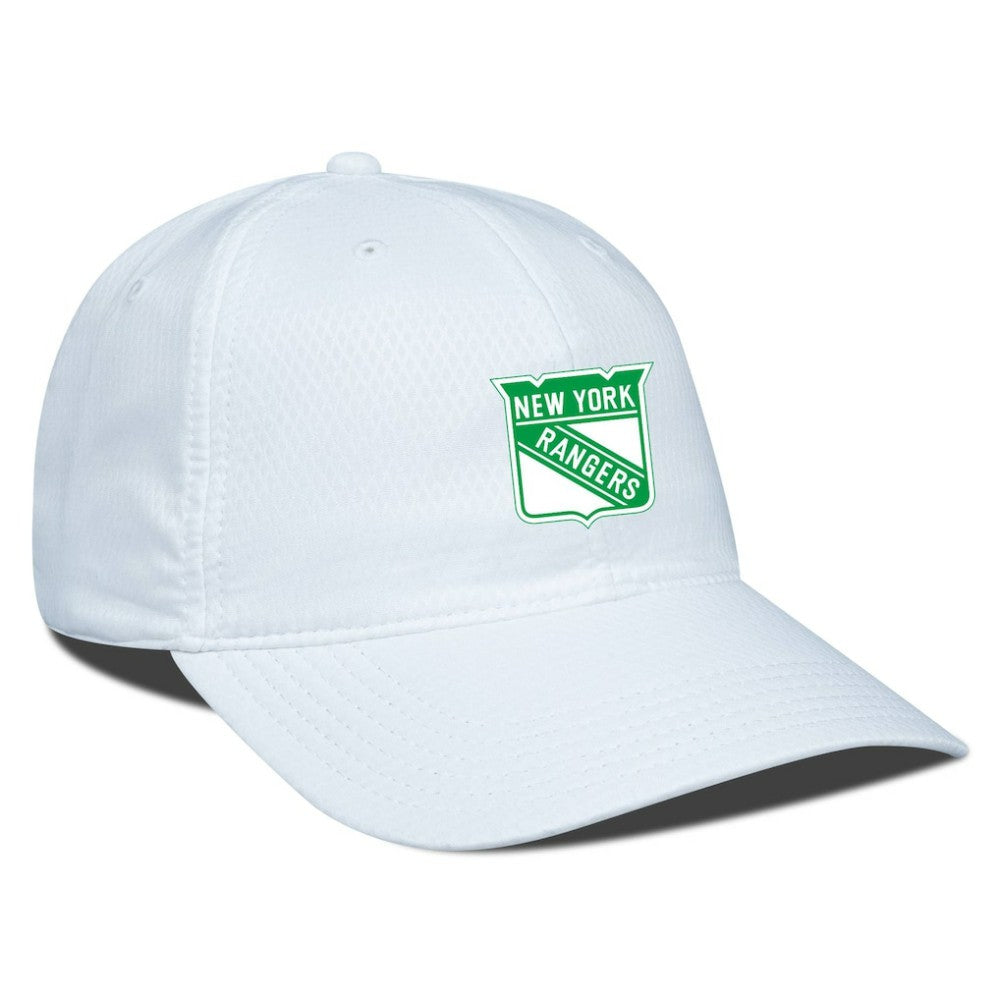 NHL New York Rangers Levelwear Matrix Patch Adjustable Hat - White