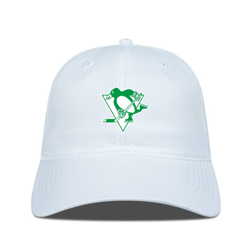 NHL Pittsburgh Penguins Levelwear Matrix Patch Adjustable Hat - White