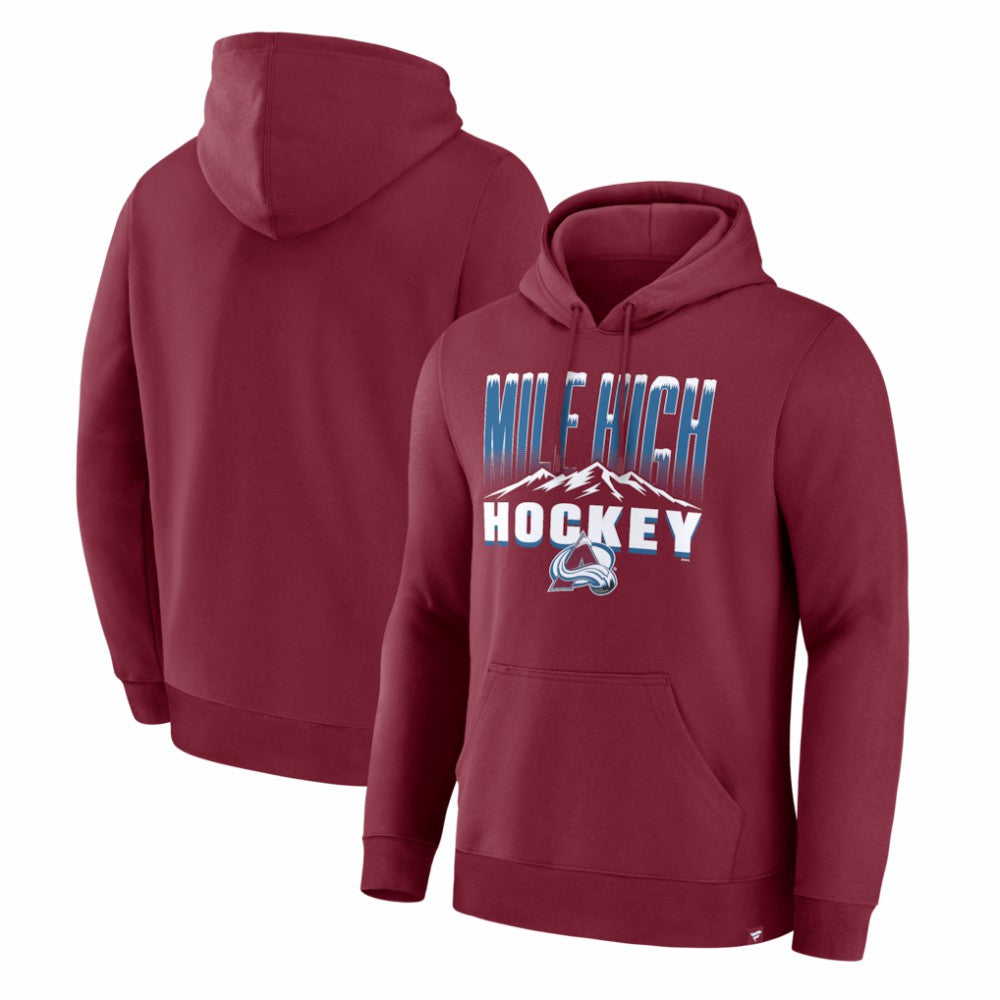 NHL Colorado Avalanche Hometown Graphic Hoodie - Burgundy