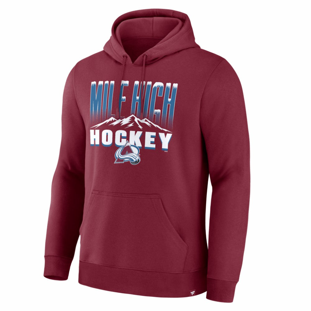 NHL Colorado Avalanche Hometown Graphic Hoodie - Burgundy