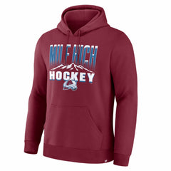 NHL Colorado Avalanche Hometown Graphic Hoodie - Burgundy